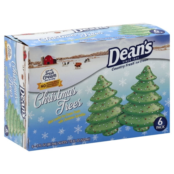 Dean's Country Fresh Christmas Trees Ice Cream Treats, 6 ct - Walmart.com